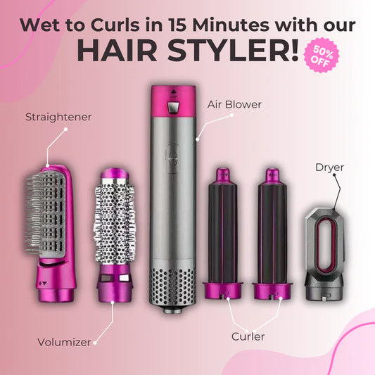 5 In 1 Electric Hair Dryer Brush