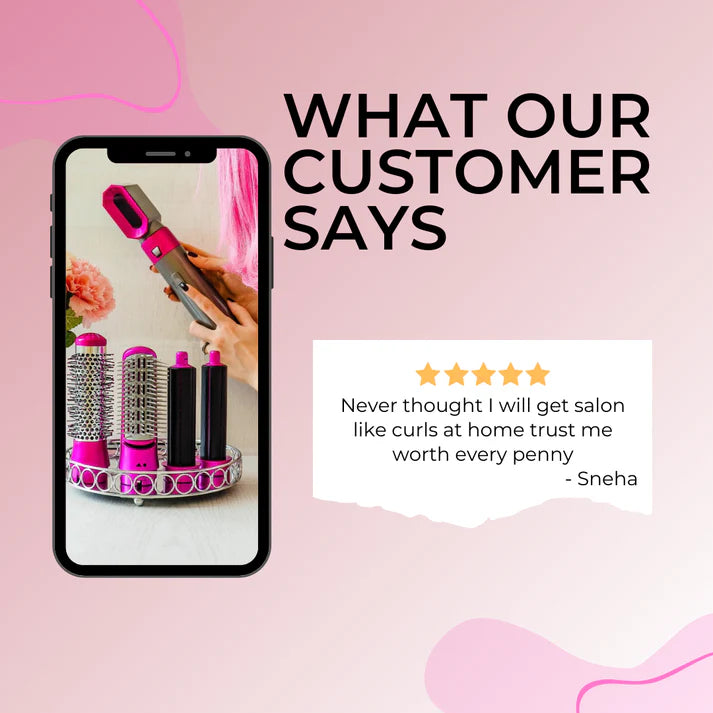5 In 1 Electric Hair Dryer Brush