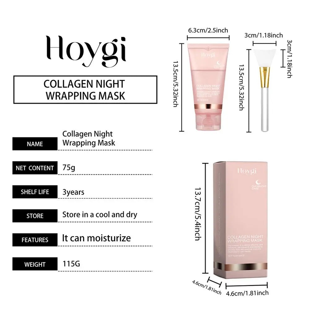 Collagen Overnight Wrapping Peel Off Facial Mask!