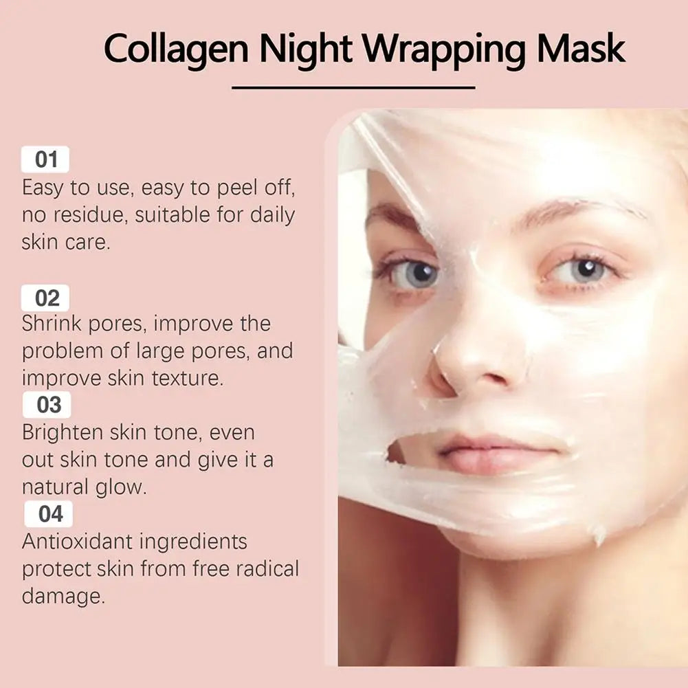 Collagen Overnight Wrapping Peel Off Facial Mask!
